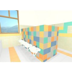 Színes  falicsempe 20x20